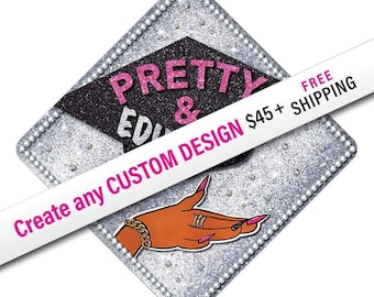 Grad Cap Topper Design Assistance - Custom , Graduation Cap Decorations by Tassel Toppers