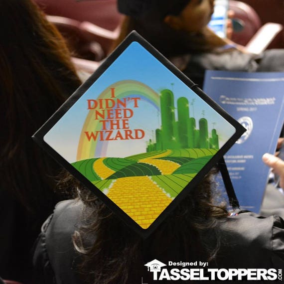 Wizard Of Oz Decorated Grad Cap Decorating Kit Ideas For Etsy
