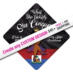 Grad Cap Topper Design Assistance - Custom , Graduation Cap Decorations by Tassel Toppers