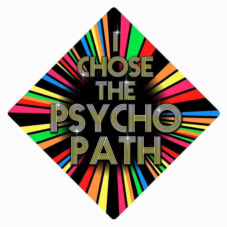 Psychology Majors Decorated Grad Cap Decorating Kit Ideas Etsy