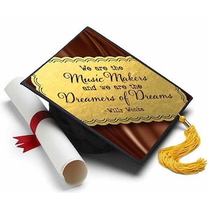 Adorno para birrete de graduación de Willy Wonka y la fábrica de chocolate, adornos para birrete de graduación de Tassel Toppers