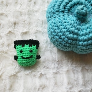 FrankenSafe, Crochet pattern pdf, Halloween Frankenstein Amigurumi