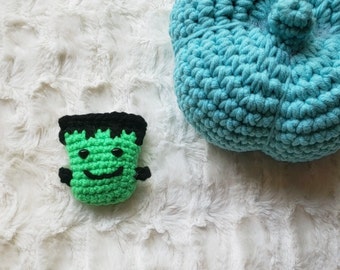 FrankenSafe, Crochet pattern pdf, Halloween Frankenstein Amigurumi