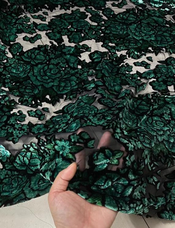 cotton velvet dress fabric Dress Making Fabric Organic Cotton Clover Floral