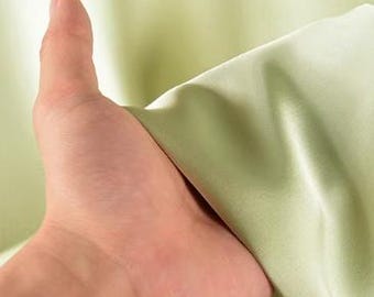 Green Series - Acetate Satin Fabric with Bright Gloss, Lightweight and Smooth Fabric, Wedding Skirt, Dress, Bridesmaid Dress Fabric