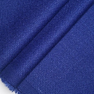 Royal blue fabric, woolen-linen mixed fabric, suit fabric jacket dress fabric