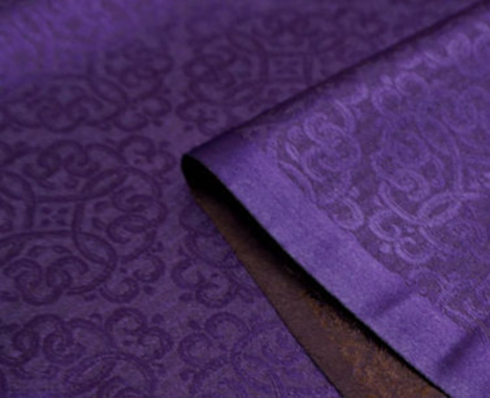 Heavy Purple Brocade Fabric FAB134 main image 1