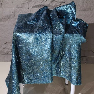 20%OFF-Fashion jacuqard fabric, retro blue style jacquard fabric, wedding fabric, by the yard