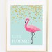 DIGITAL Let's Flamingle Party Printable Flamingo Wall - Etsy