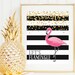 DIGITAL Let's Flamingle Party Printable Flamingo Wall - Etsy