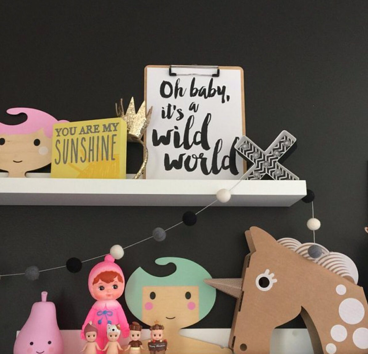 DIGITAL Oh Baby It's a Wild World Print, Gender Neutral