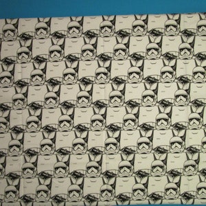 Star Wars Stormtroopers (The Force Awakens) Black/White Cotton Fabric...Fat Qtr Ships next business day Storm Troopers