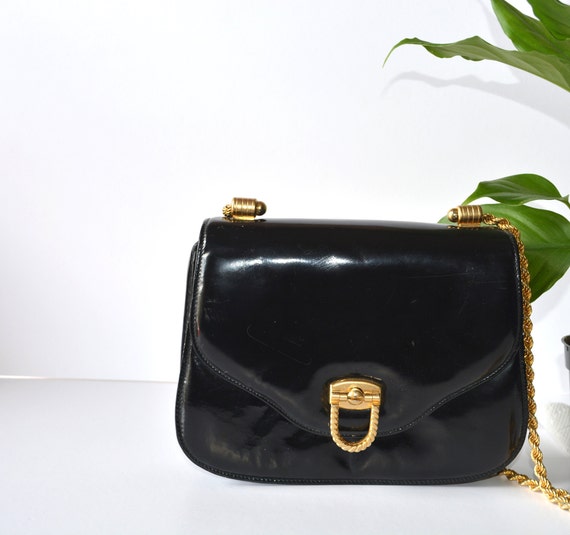 gucci patent leather bag