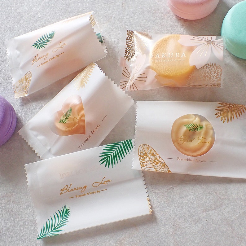 100 Pcs Cookies Bag, Food Packaging Bag, Cookies Baking Packaging