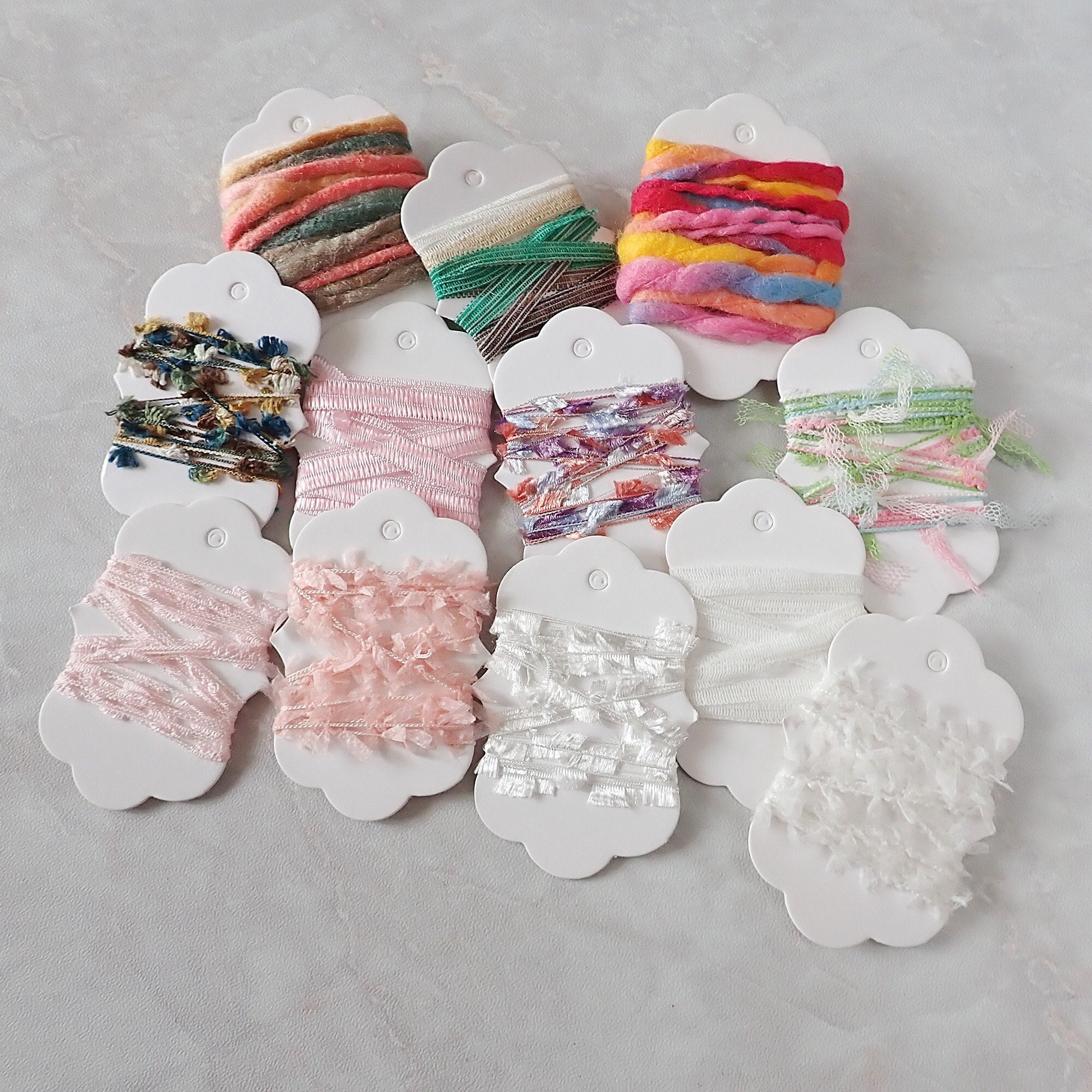 Set of 3 String Junk Journal Trim, Gift Wrapping String, Invitation ...