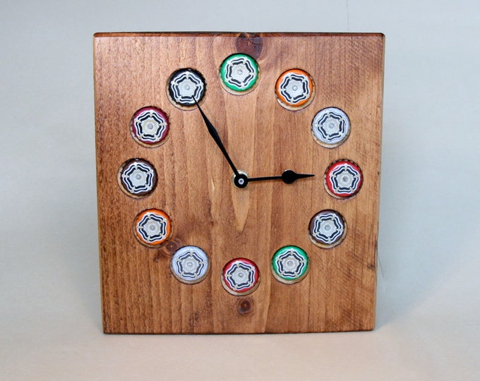 Hand Made sam Smiths Beer Bottle Top Clock by Tom Thumb Etsy