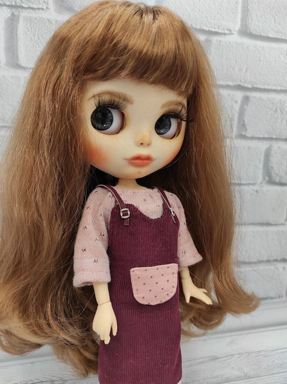 Buy OOAK Custom Blythe Doll Neo Blythe Doll Art Custom Blythe Doll Home  Decor Birthday Gift Online in India 