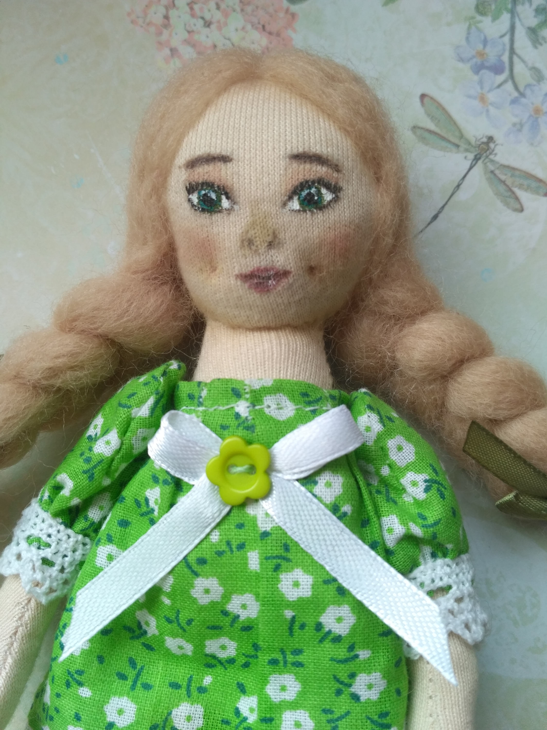 Rag cloth fabric doll Collectible dolls for girls Art rag Etsy