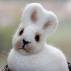 Needle Felted Bunny Needle Felted Animal Needle Felted Rabbit Bunny ...
