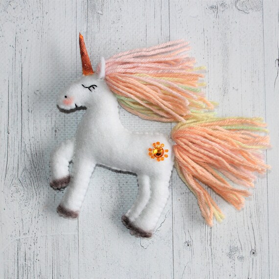 cute stuffed unicorn