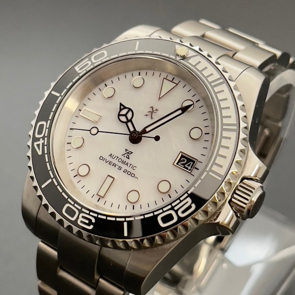 White Pearl Automatic Watch from XLUSIV