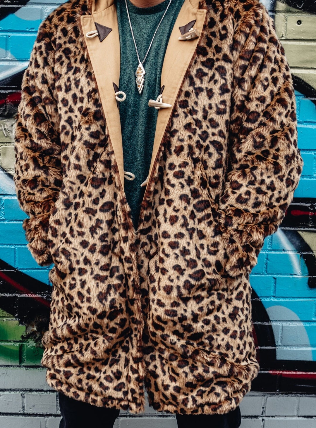 Reversible Hooded Fox Fur Bomber Jacket Reversible