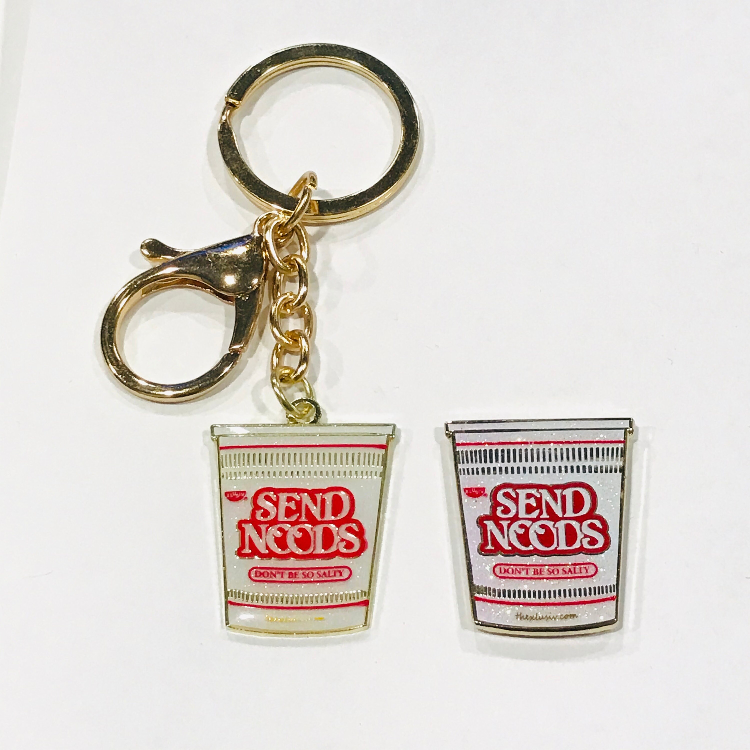 XLUSIV Send Noods - Ramen Noodle Hat Pin - Cup of Noodle Pin