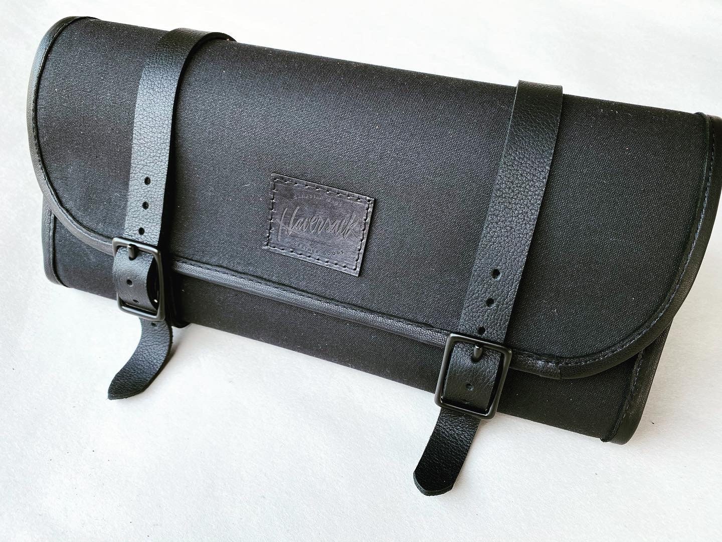 Motorcycle Fork Bag / Tool Bag for Motorcycle / Waxed Canvas Etsy