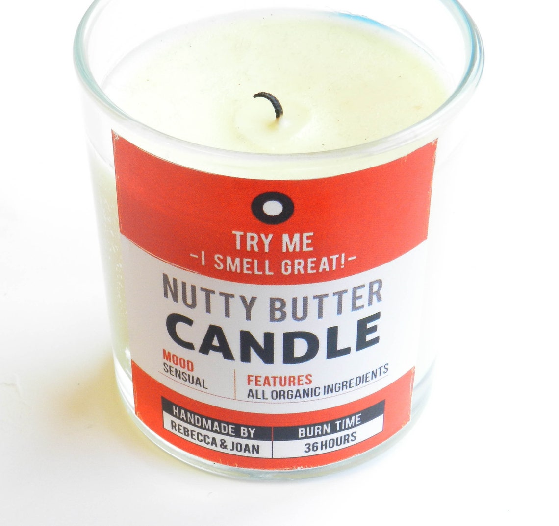 Retro Personalised Candle Stickers//candle Supplies//retro Etsy