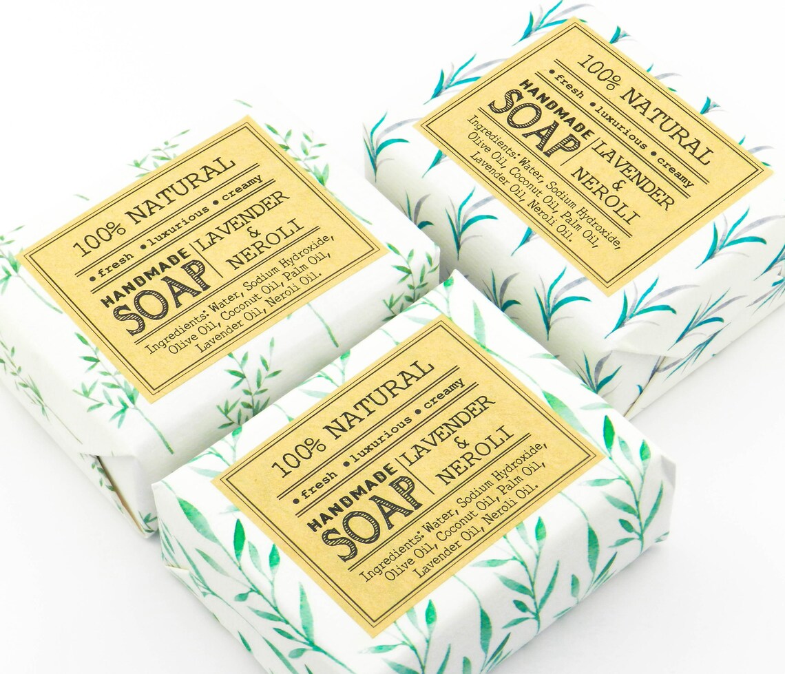 36 Botanical Soap Packaging Wrapping Kit/SOAP NOT Etsy
