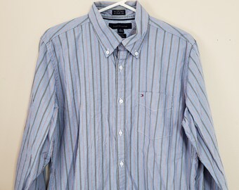 tommy hilfiger 80's 2 ply fabric shirt