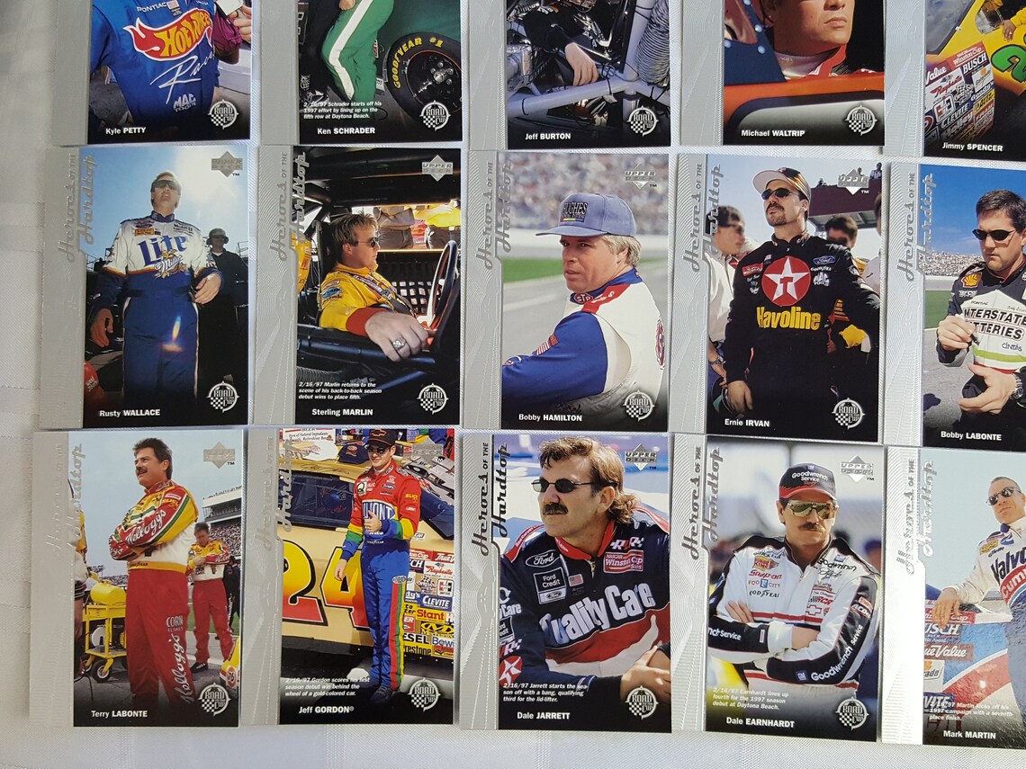 1997 NASCAR trading card set of 150 cards racing driver Etsy