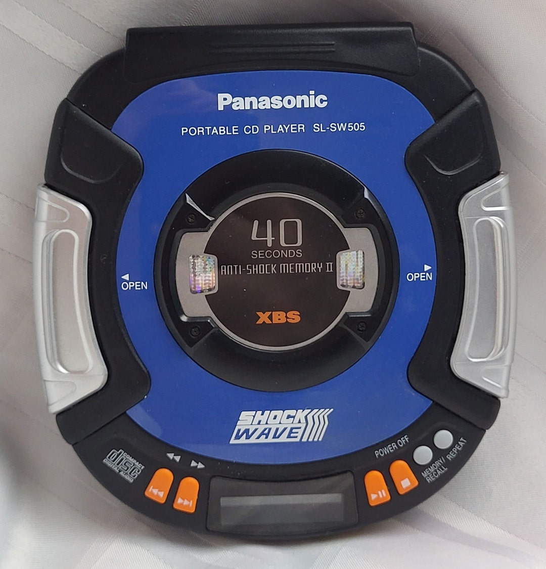 Panasonic Shockwave Discman Portable Cd Player Slsw505 Etsy
