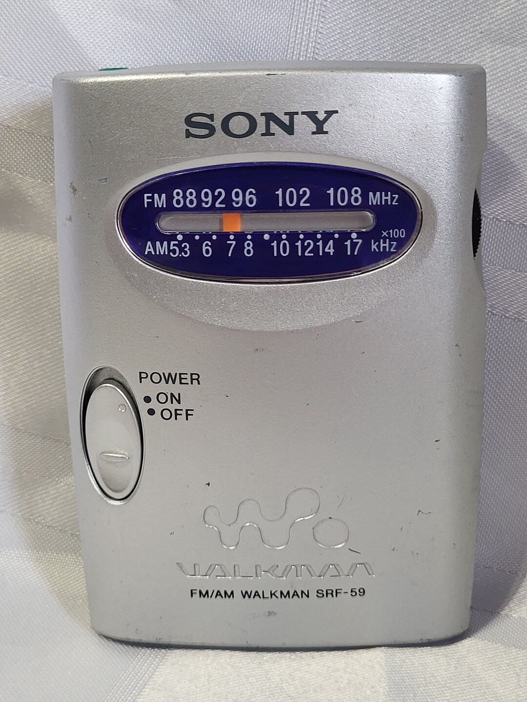 SONY Am / Fm Walkman Radio SRF-59 Personal Electronic Analog - Etsy