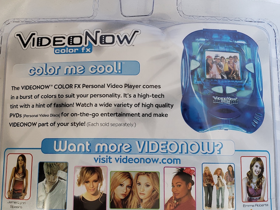 Videonow color fx ice blue video player NEW kids electronic Etsy