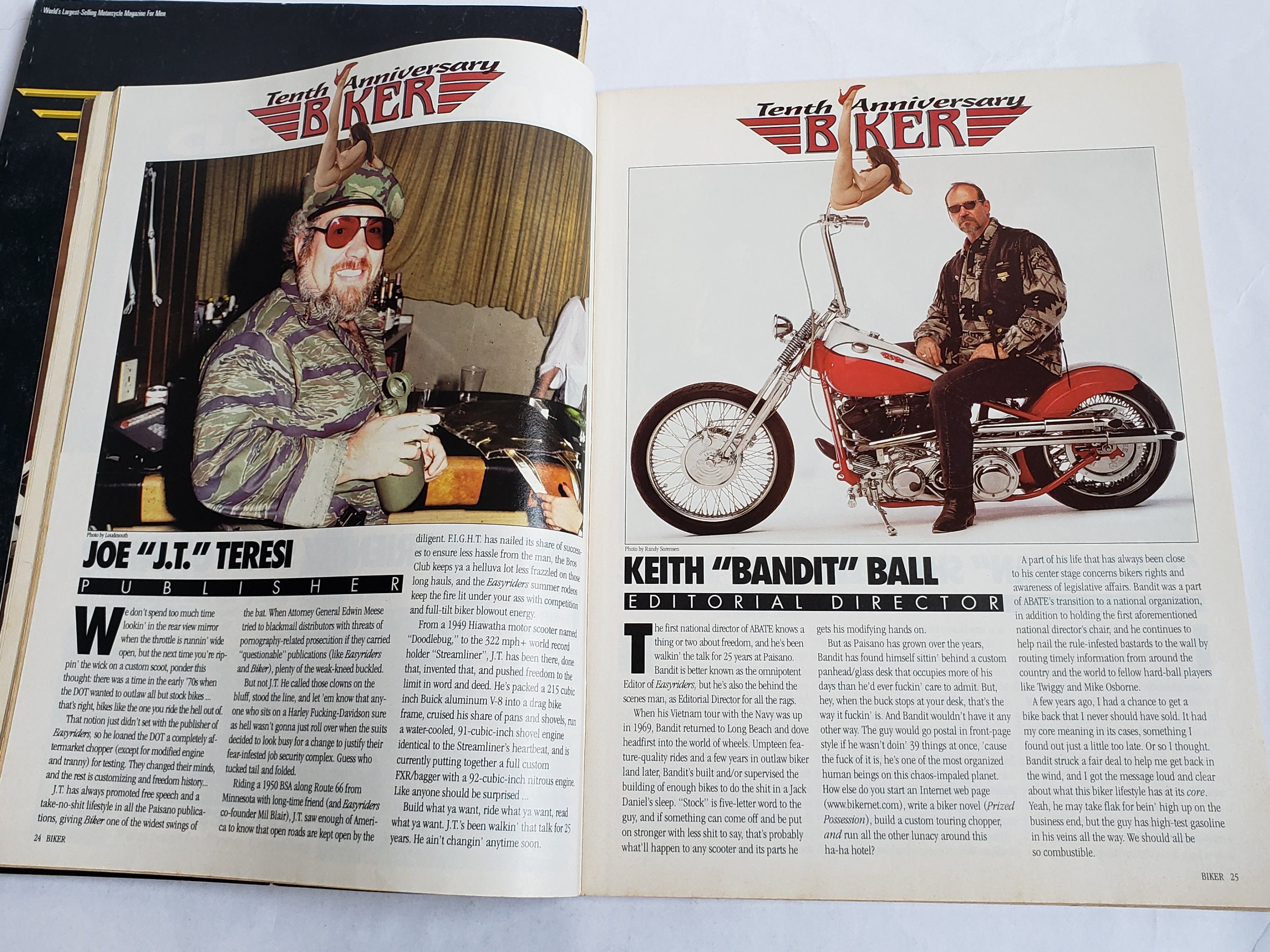 Easyriders and Biker magazine lot of 2 motorbike magazines Etsy