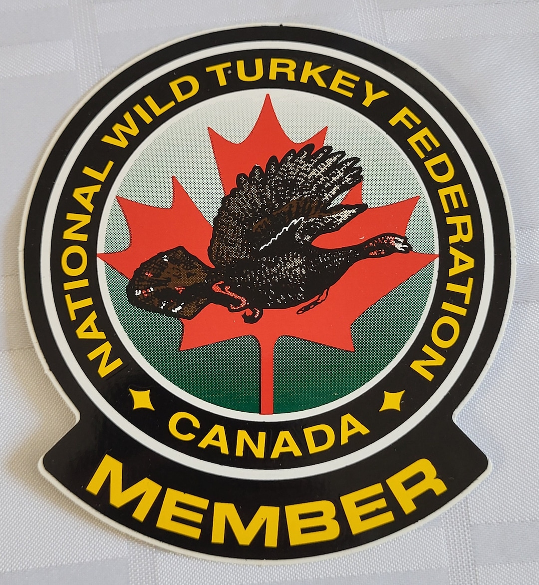 National Wild Turkey Federation Team NWTF Canada Sticker MEMBER