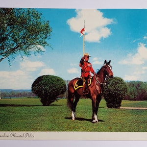 Royal Canadian Mounted Police postcard Canada vintage police RCMP photos retro