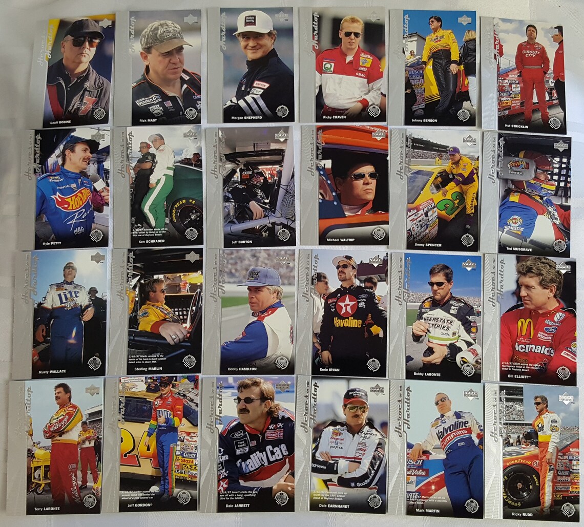 1997 NASCAR trading card set of 150 cards racing driver Etsy