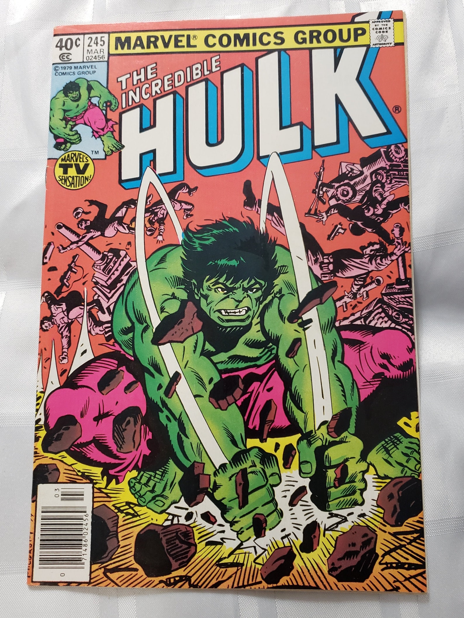 1979 The Incredible Hulk Comic Book Original Vintage Retro Etsy