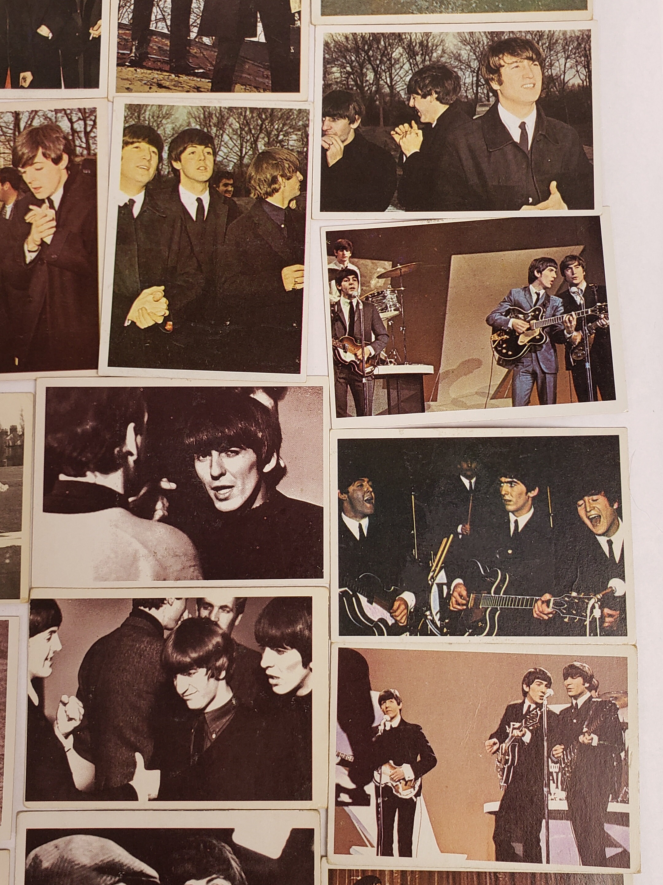 The BEATLES music trading cards vintage mixed lot of retro Etsy