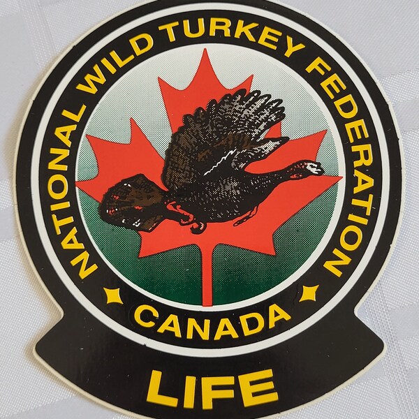 National Wild Turkey Federation Decal Etsy