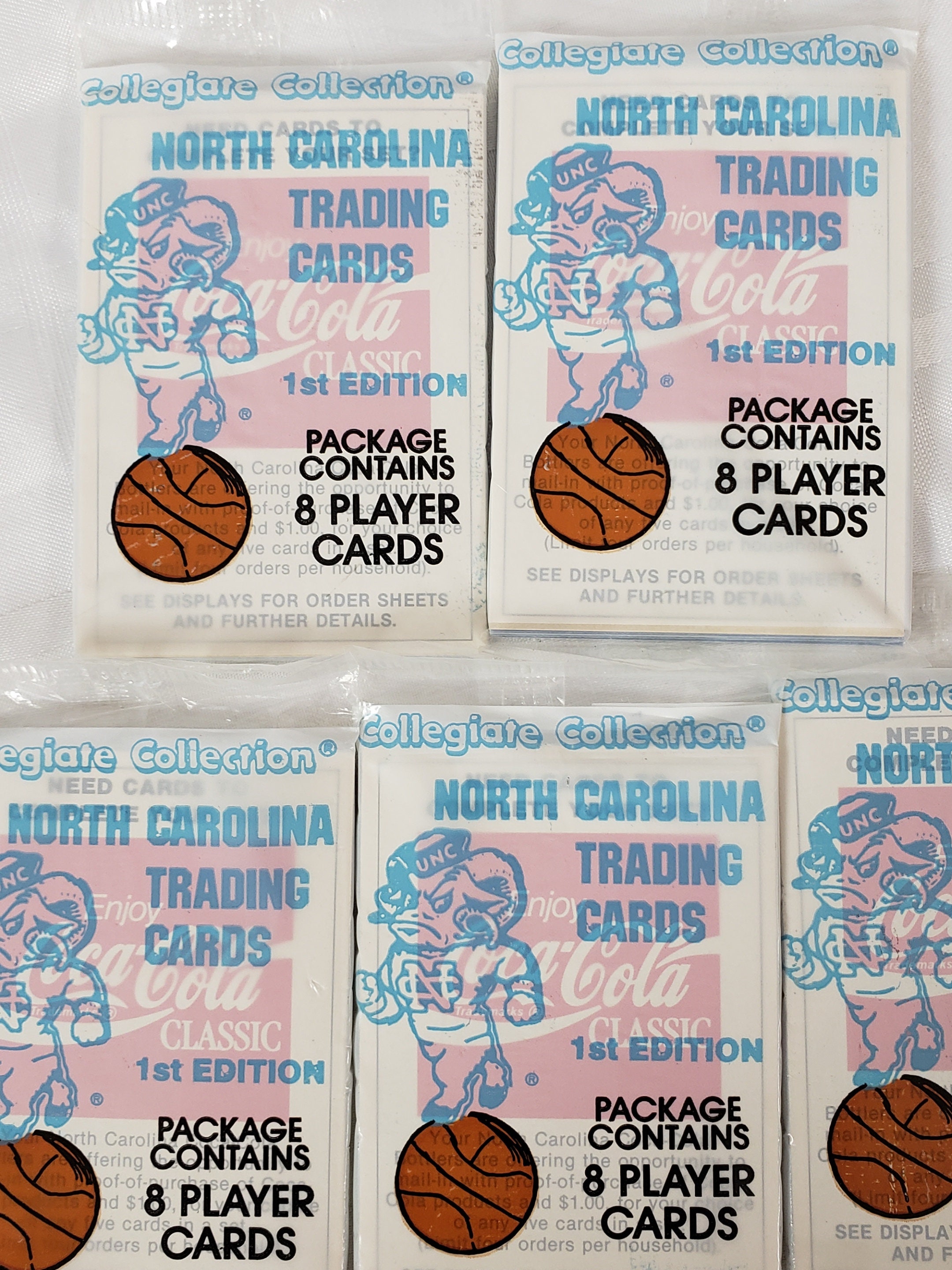 North Carolina Trading Cards 1st edition unopened package lot Etsy