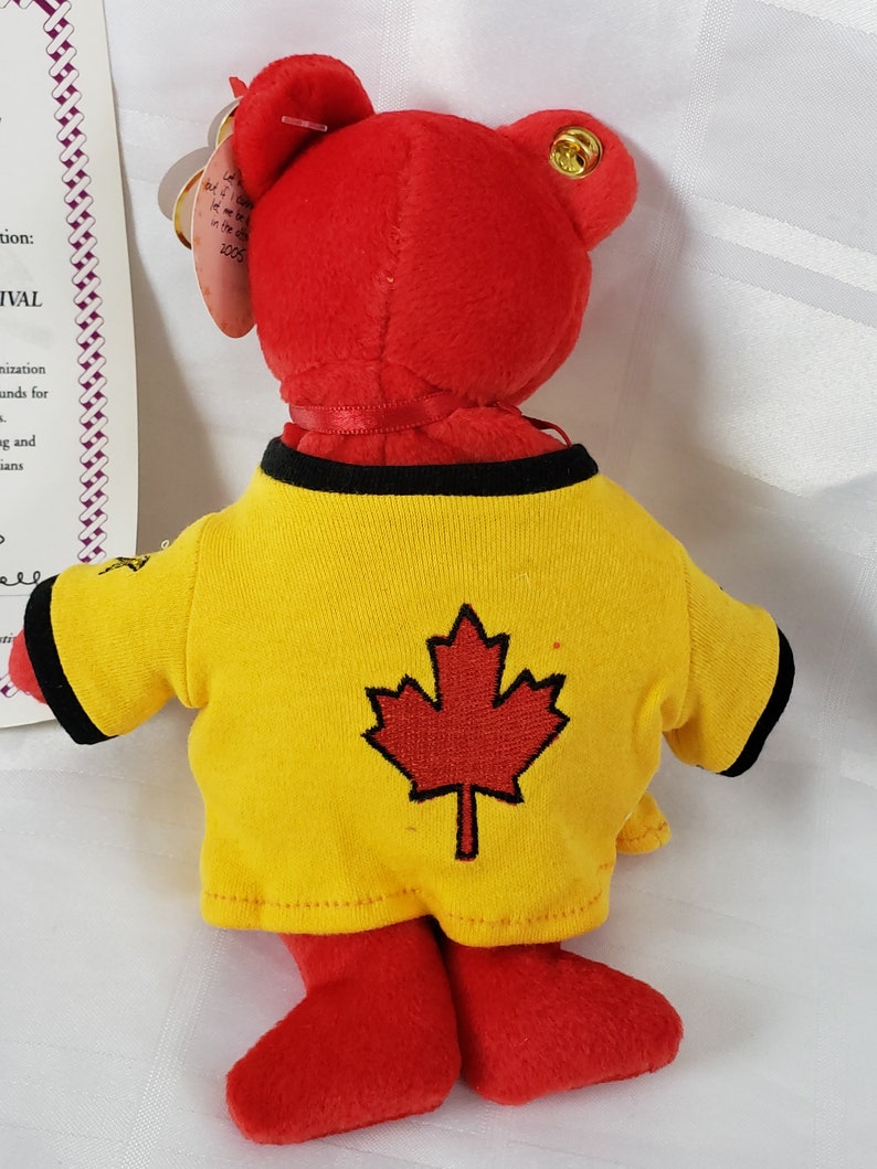 Special Olympics Canada sports collectible TY Beanie Baby with Etsy