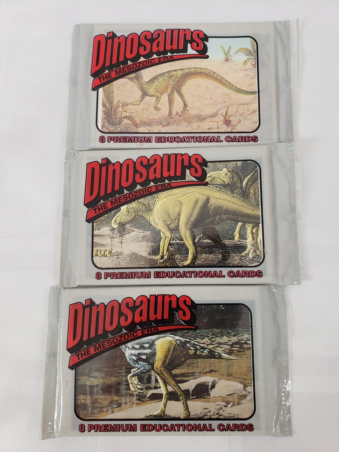 Dinosaurs Trading Cards tarjetas educativas premium sin abrir | Etsy