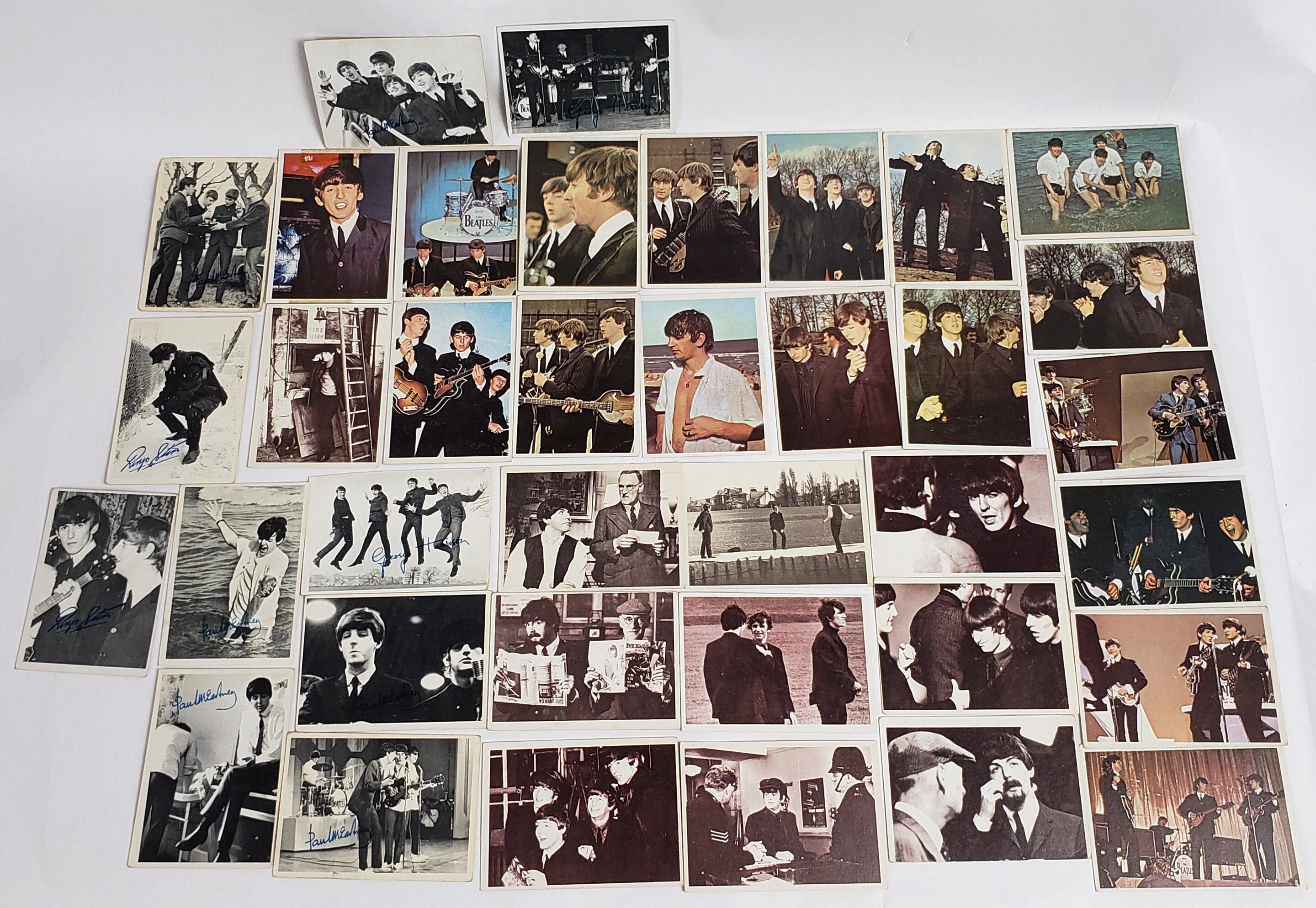 The BEATLES music trading cards vintage mixed lot of retro Etsy