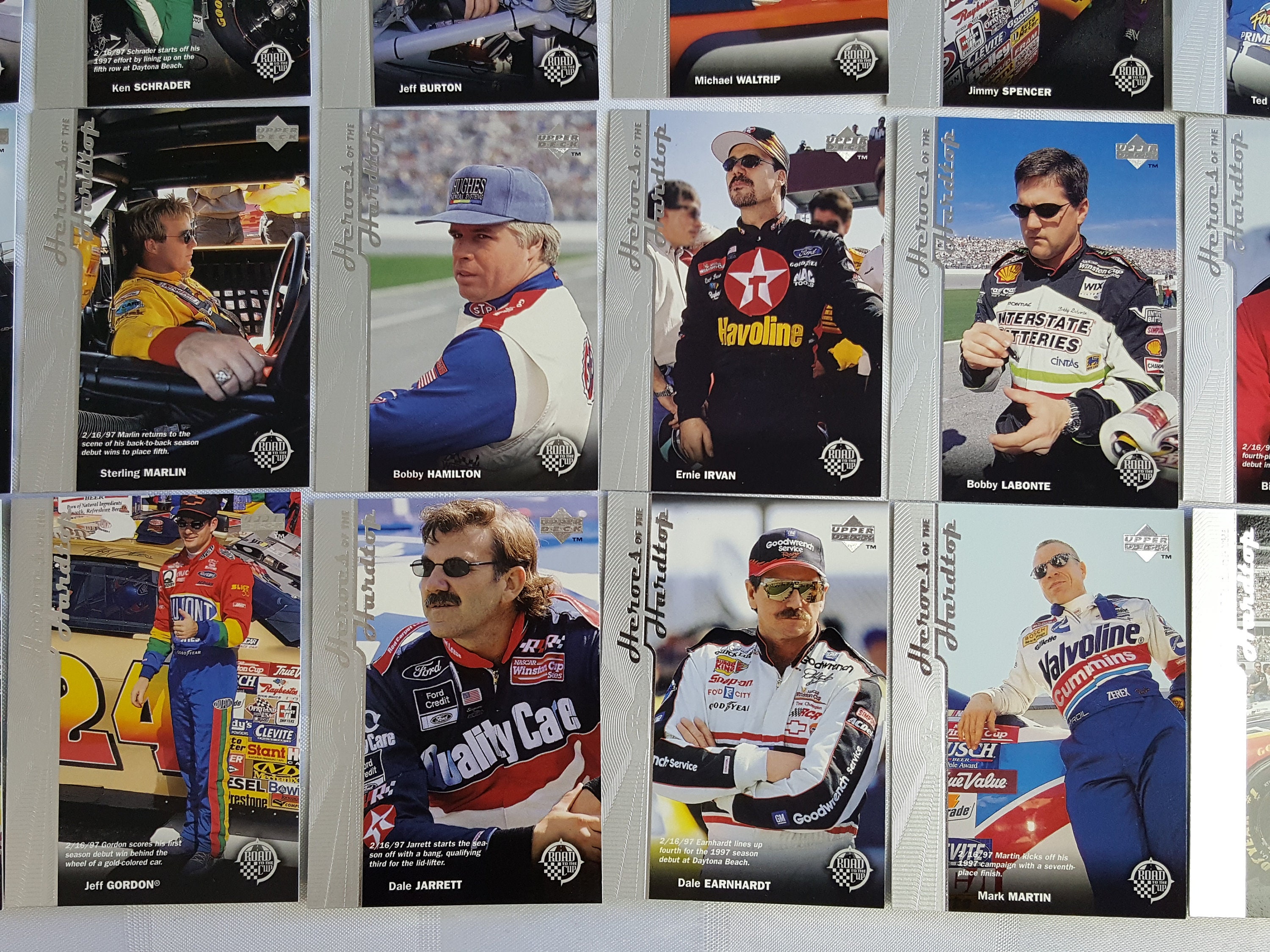1997 NASCAR trading card set of 150 cards racing driver Etsy