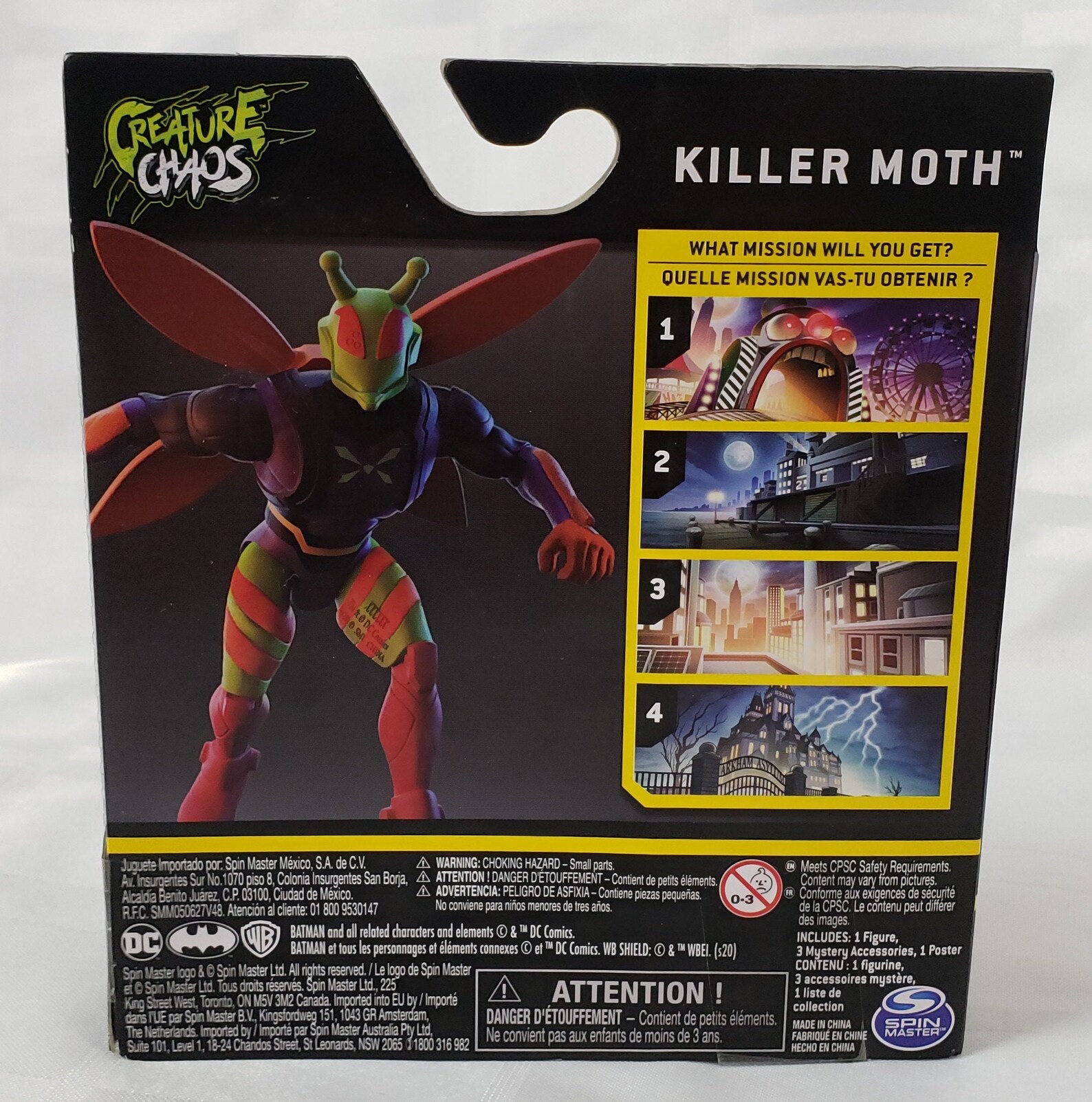 KILLER MOTH DC Comics superhero action figure kids toy nip tv Etsy