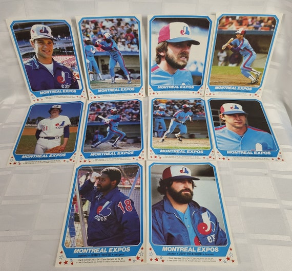 1982 Montreal Expos MLB Baseball Team Photo Lot Opc O-PEE-CHEE 