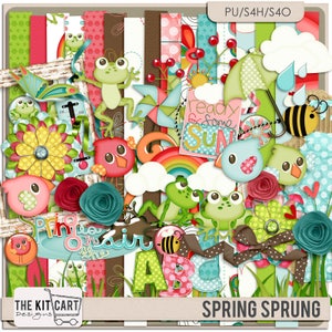 Spring Has Sprung Digital Scrapbook Kit